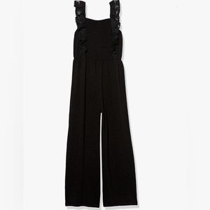 Girls “Speechless Kids” Black Romper